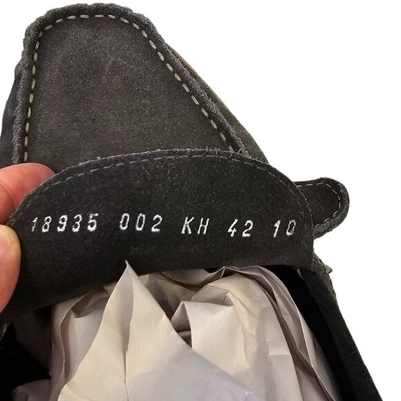 Camper Mens Casco Suede Moccasins Size 42 US 9 Gray Rubber Sole - Picture 6 of 12